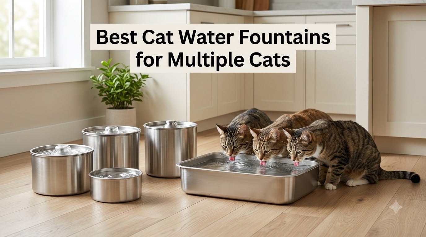 Best Cat Water Fountains for Multiple Cats