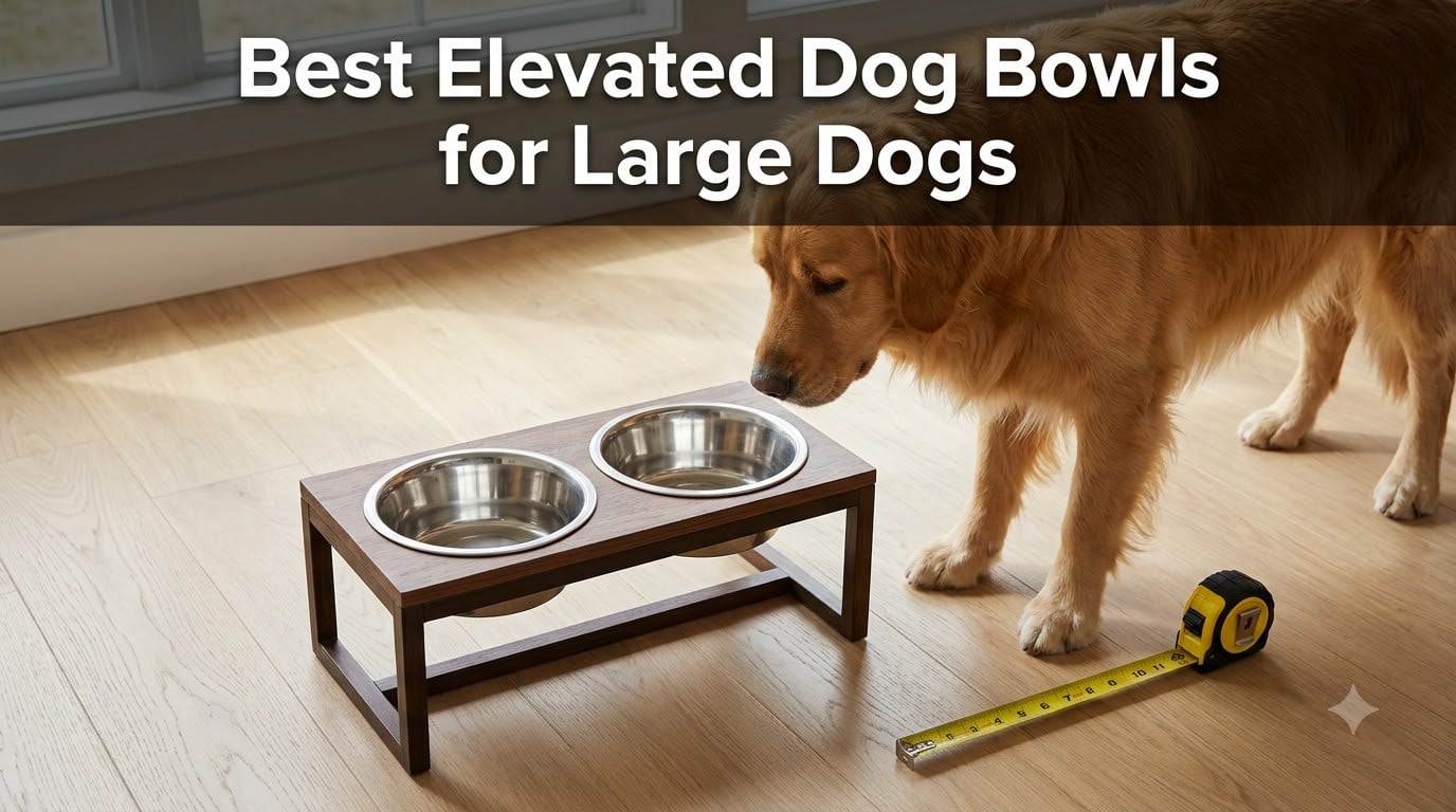 Best Elevated Dog Bowls for Large Dogs
