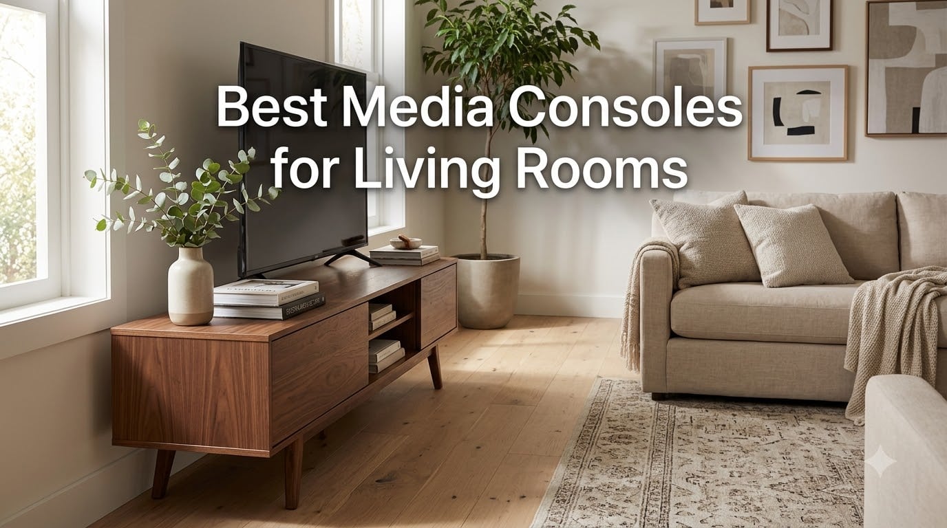 Best Media Consoles for Living Rooms