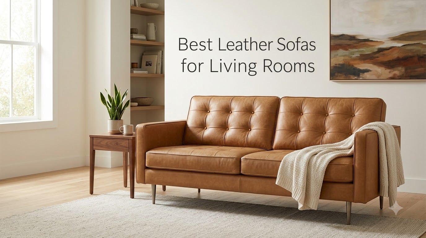 Best Leather Sofas for Living Rooms