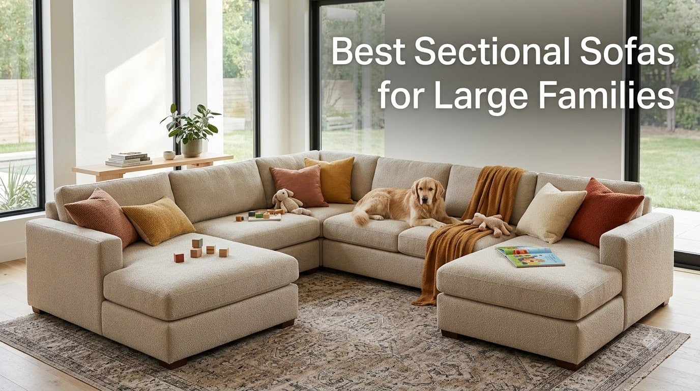 Best Sectional Sofas for Large Families