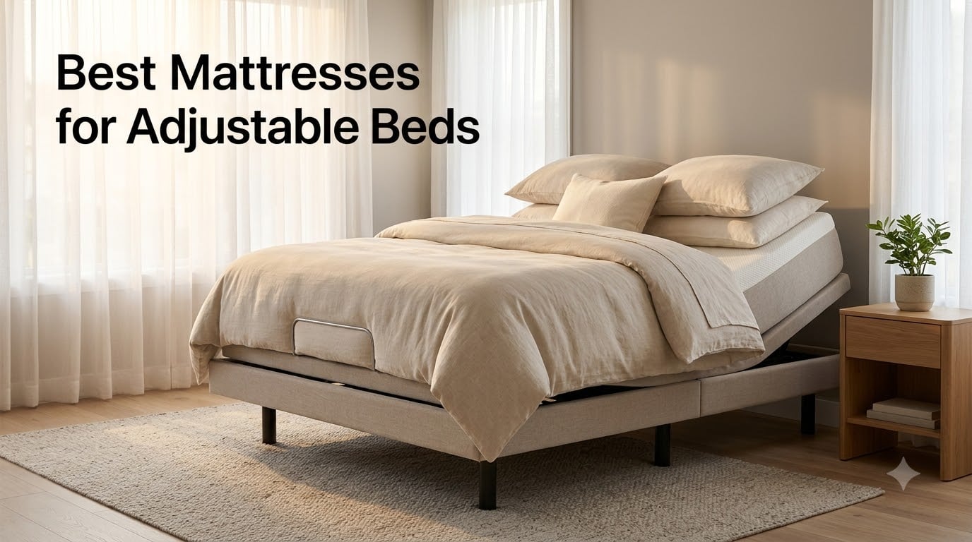 Best Mattresses for Adjustable Beds