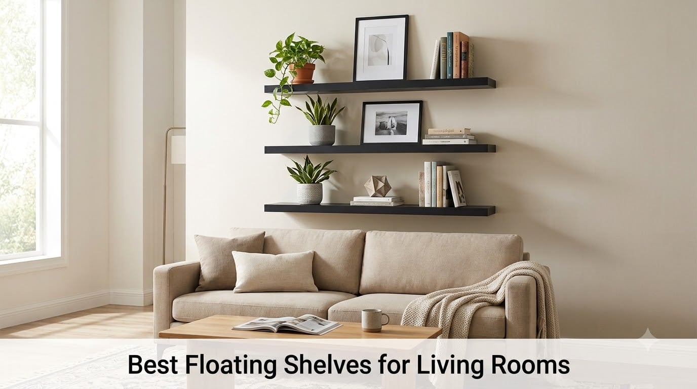 Best Floating Shelves for Living Rooms