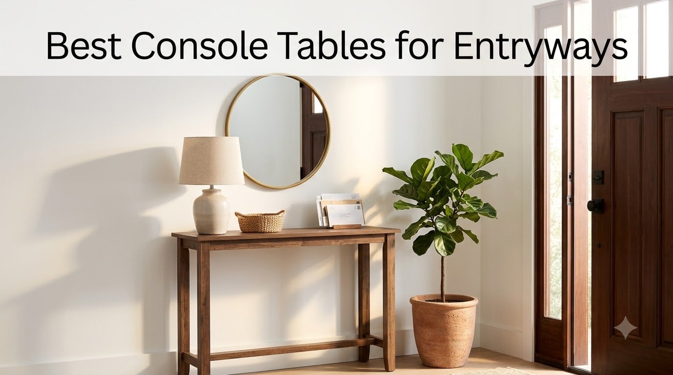 Best Console Tables for Entryways