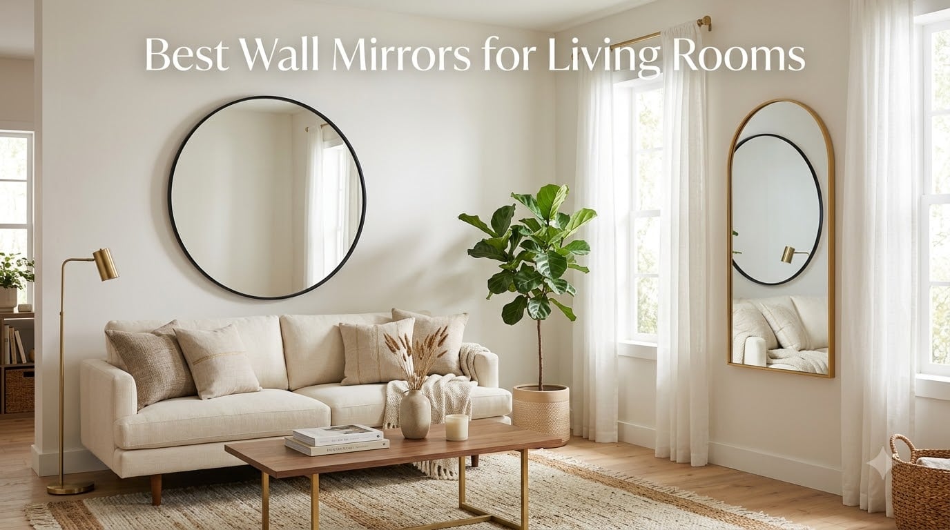Best Wall Mirrors for Living Rooms