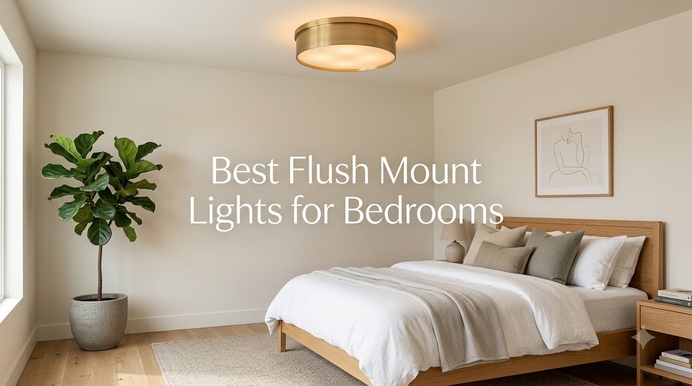 Best Flush Mount Lights for Bedrooms