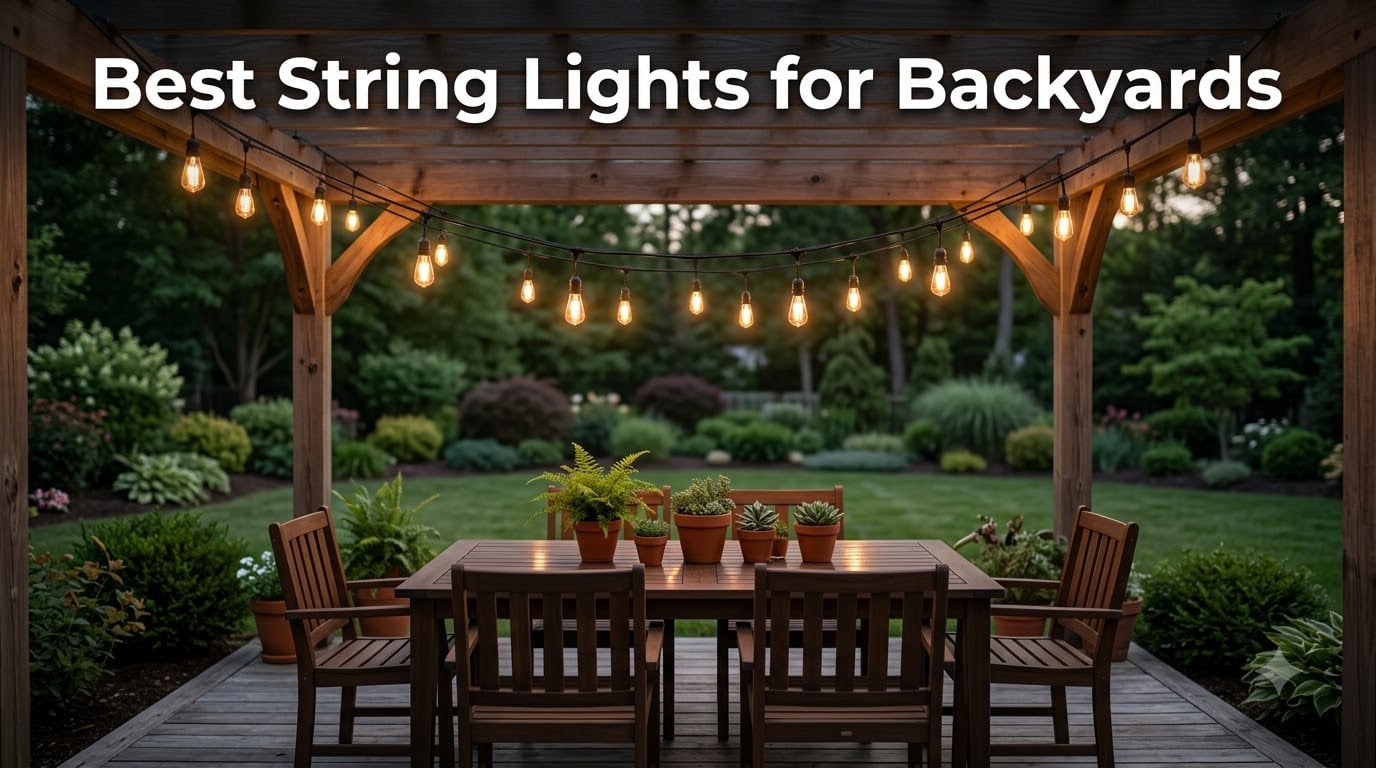Best String Lights for Backyards