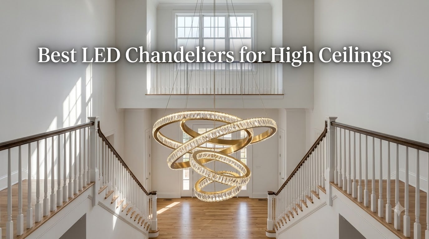 Best LED Chandeliers for High Ceilings