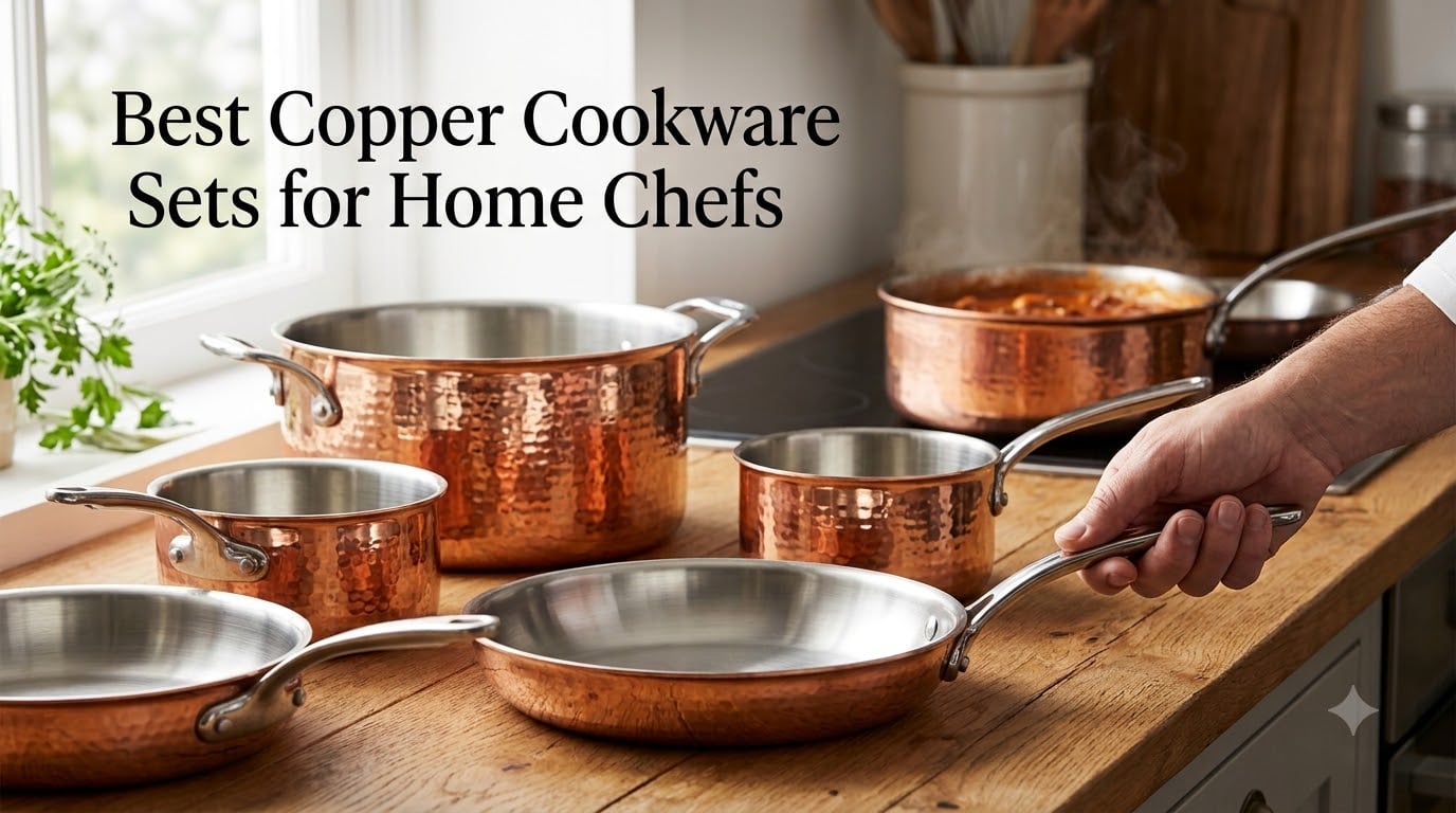 Best Copper Cookware Sets for Home Chefs