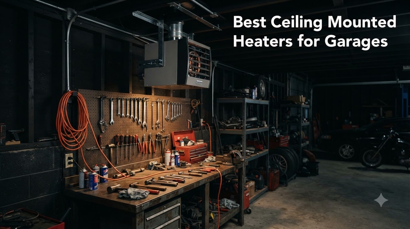 Best Ceiling Mounted Heaters for Garages