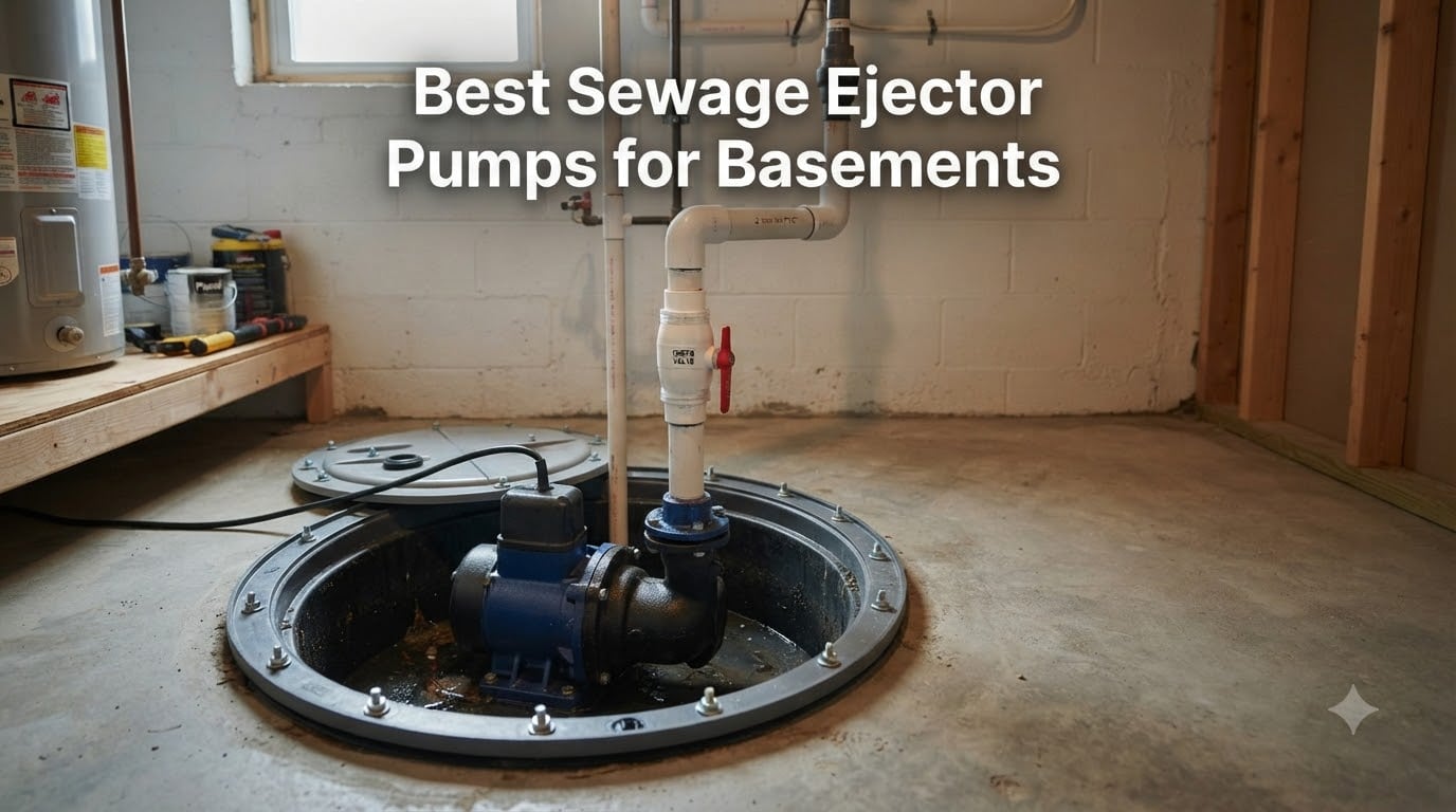 Best Sewage Ejector Pumps for Basements