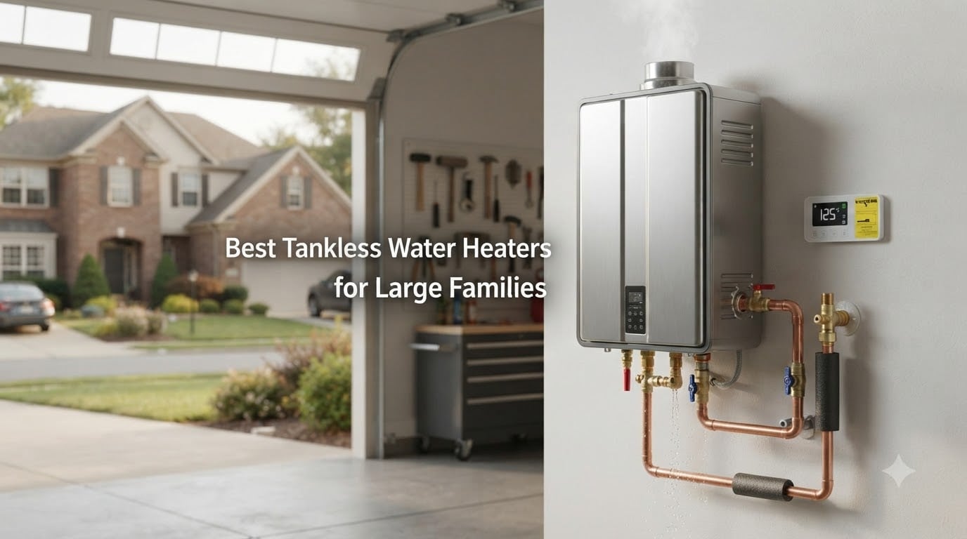Best Tankless Water Heaters for Large Families