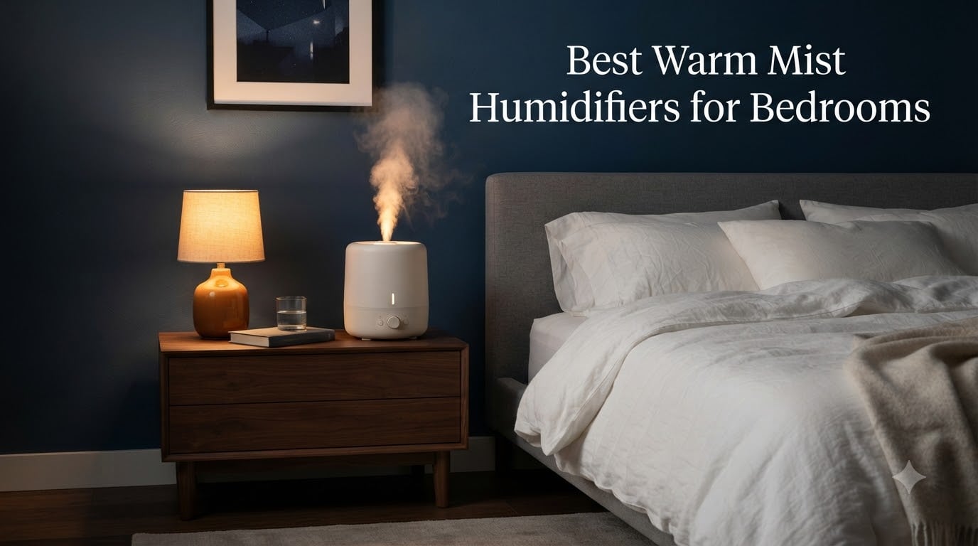 Best Warm Mist Humidifiers for Bedrooms