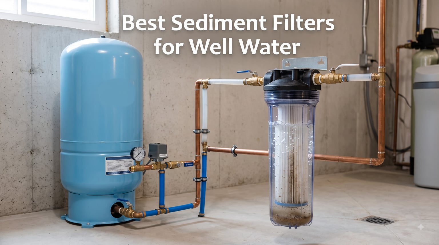 Best Sediment Filters for Well Water