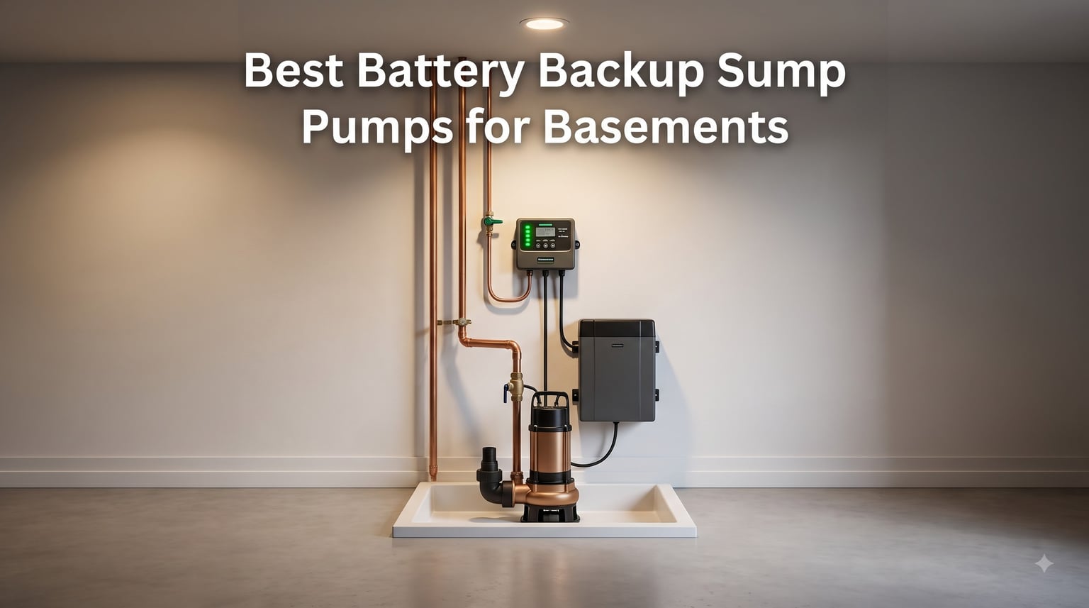 Best Battery Backup Sump Pumps for Basements