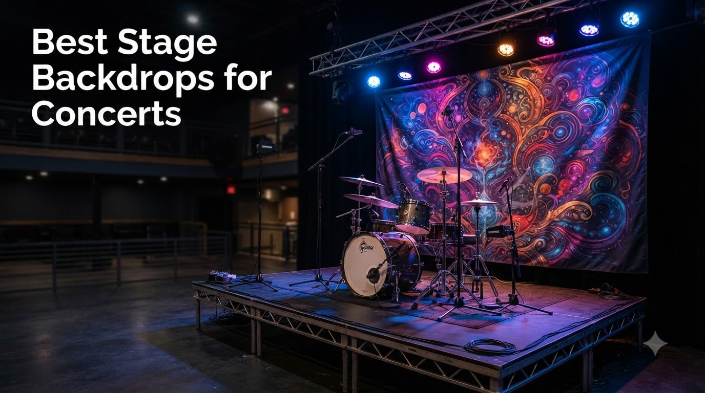 Best Stage Backdrops for Concerts