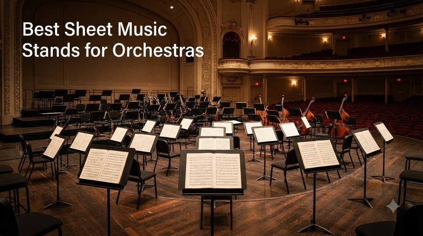 Best Sheet Music Stands for Orchestras