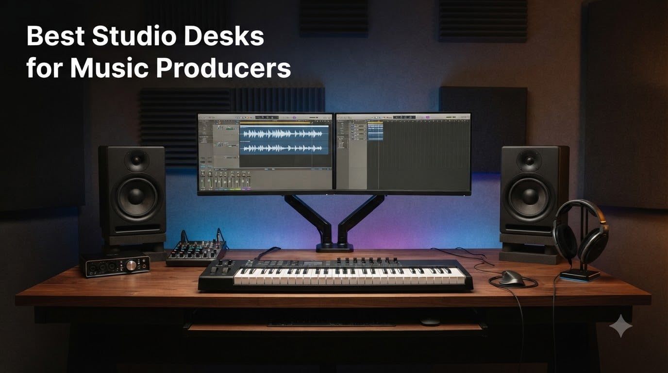 Best Studio Desks for Music Producers