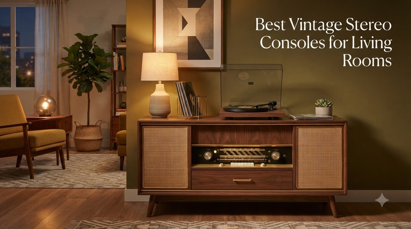 Best Vintage Stereo Consoles for Living Rooms
