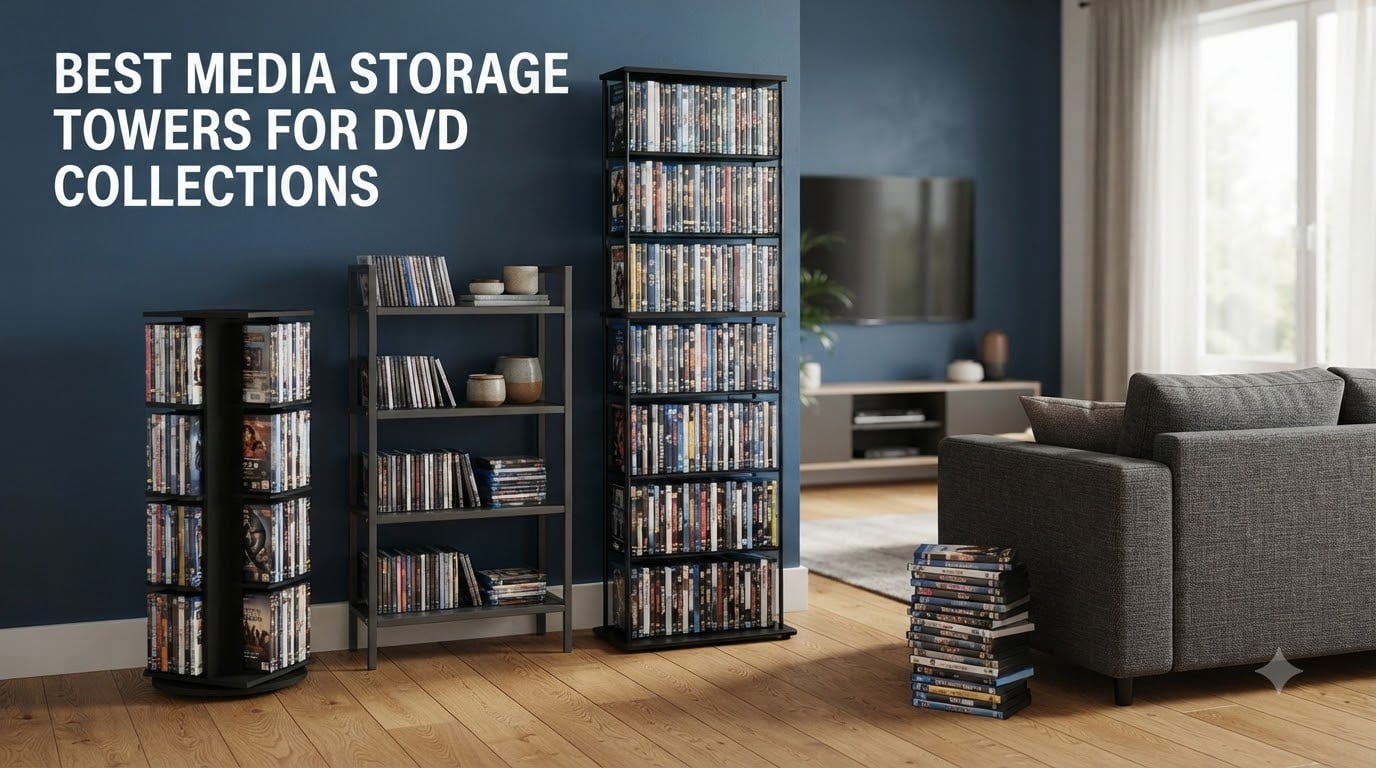 Best Media Storage Towers for DVD Collections