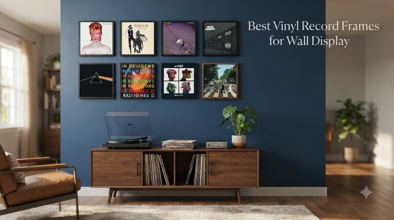 Best Vinyl Record Frames for Wall Display