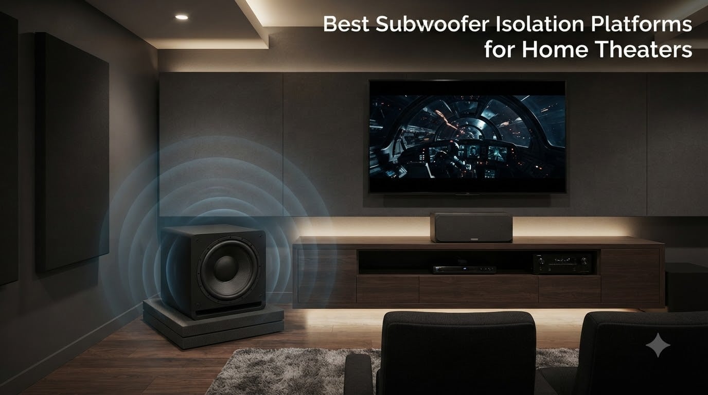 Best Subwoofer Isolation Platforms for Home Theaters
