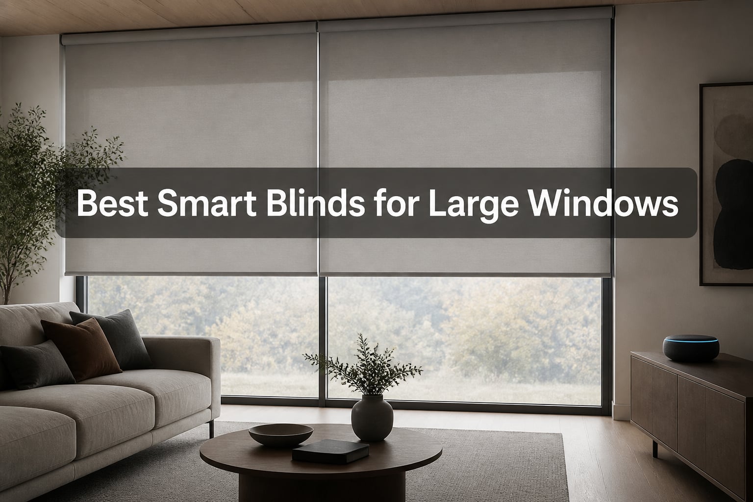 Best Smart Blinds for Large Windows