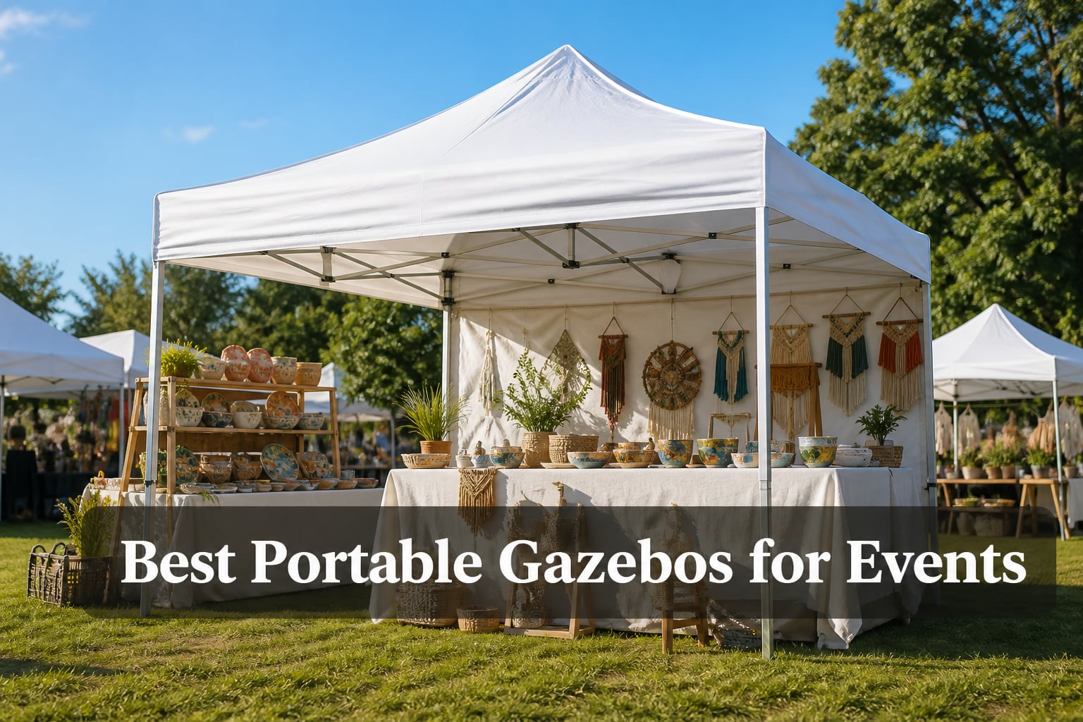 Best Portable Gazebos for Events