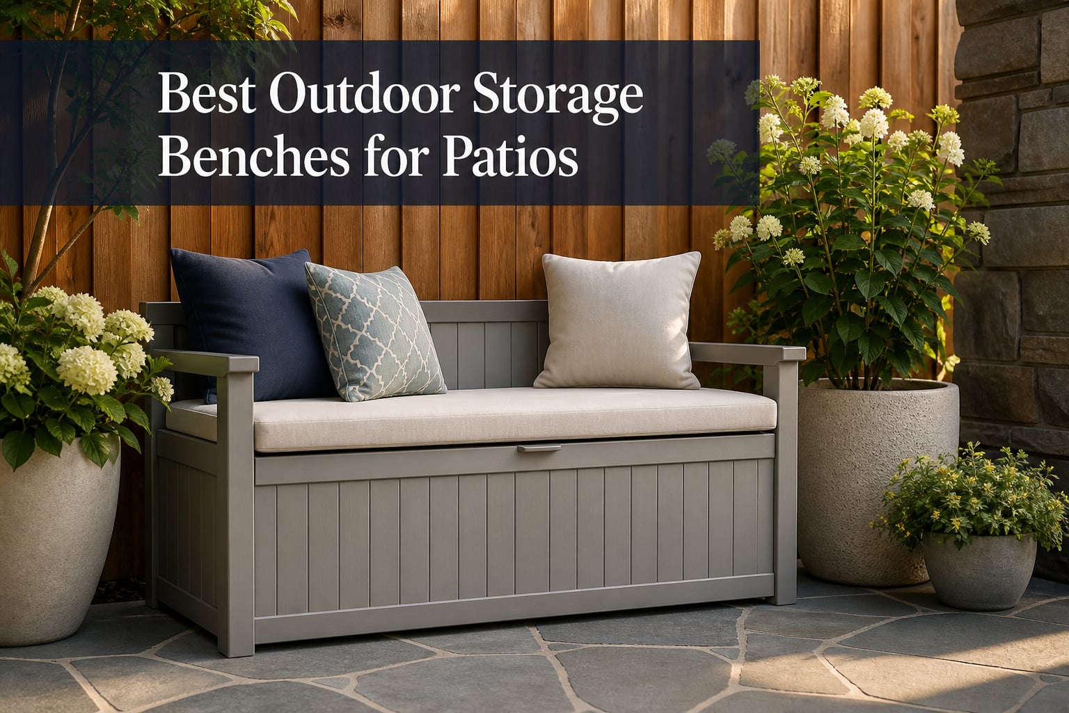 Best Outdoor Storage Benches for Patios