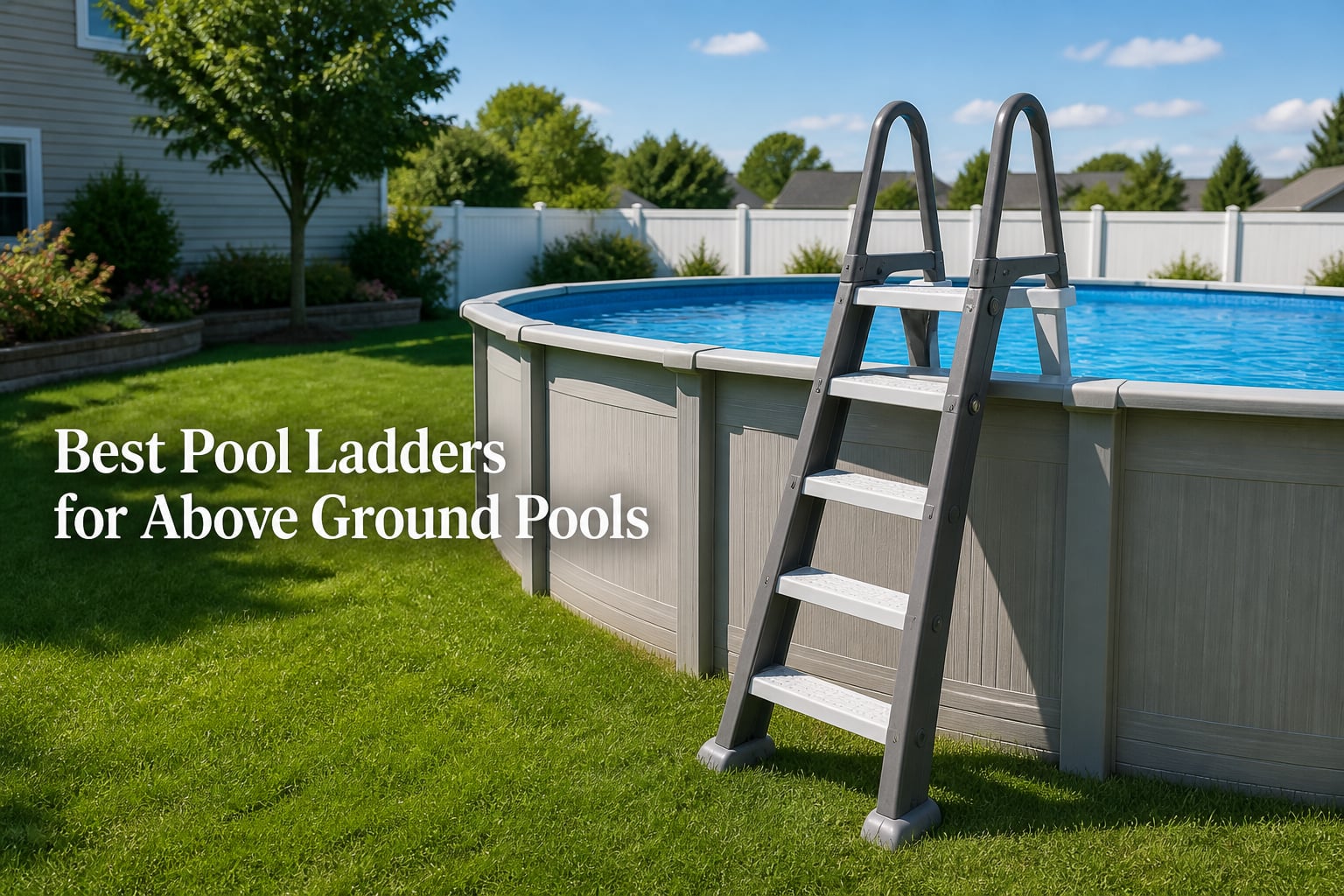 Best Pool Ladders for Above Ground Pools