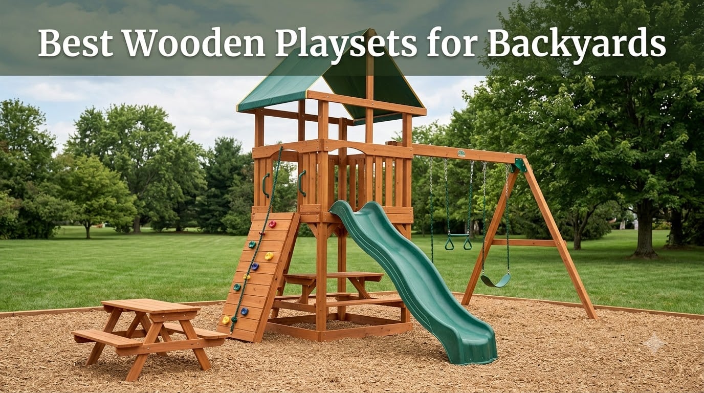 Best Wooden Playsets for Backyards