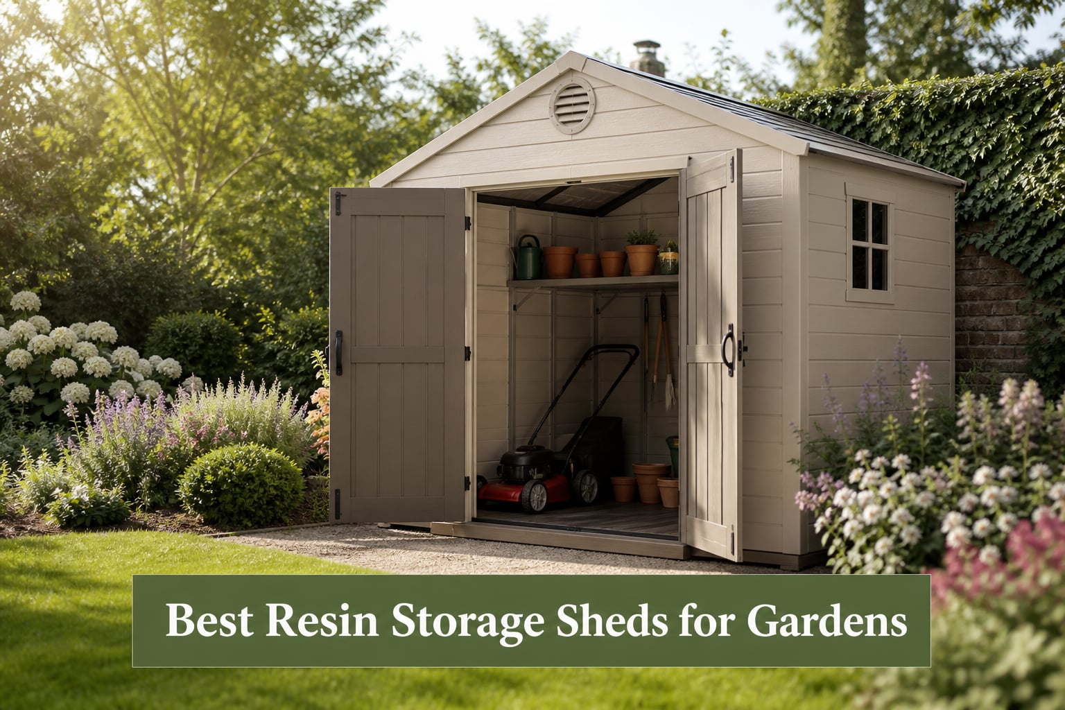 Best Resin Storage Sheds for Gardens