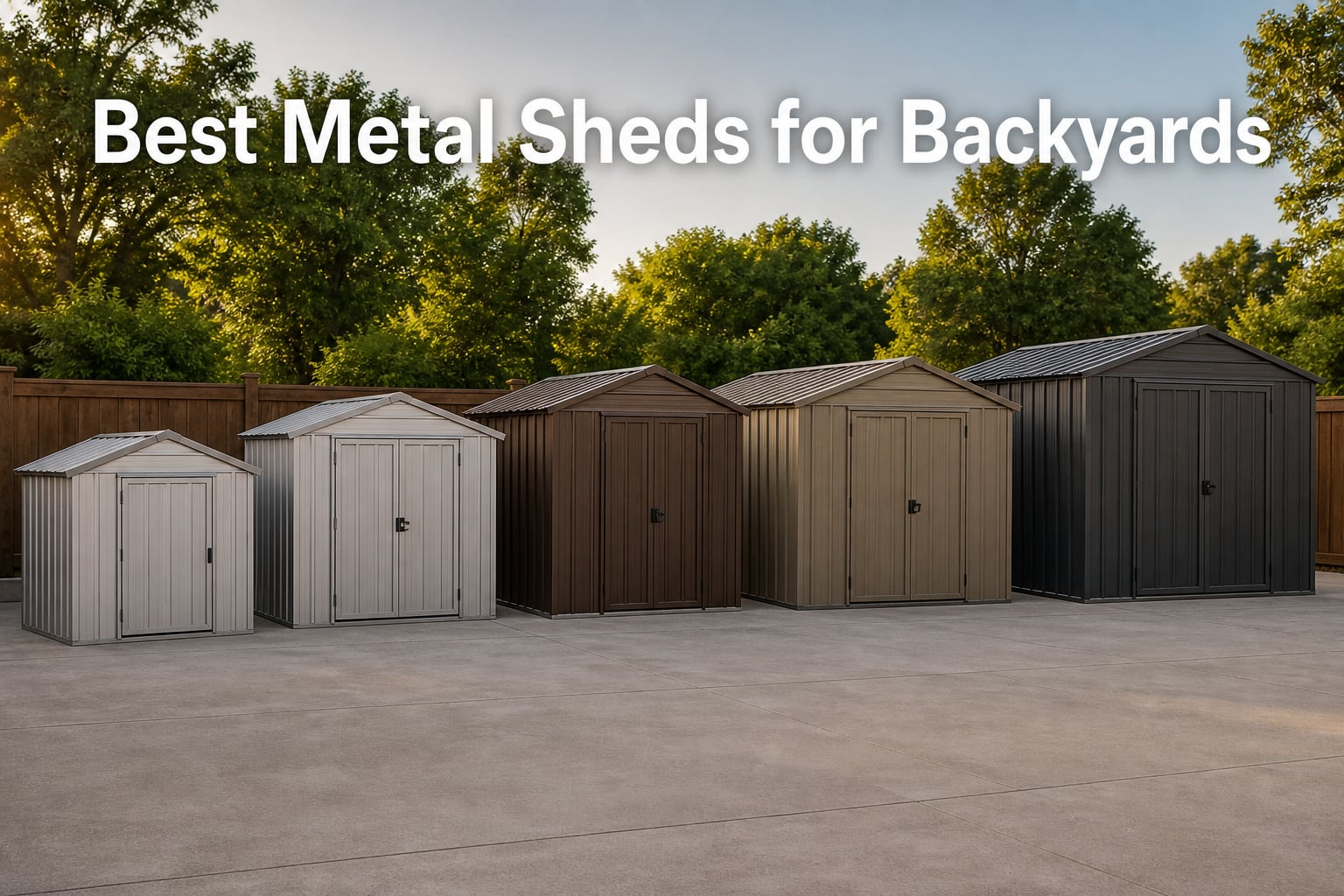 Best Metal Sheds for Backyards