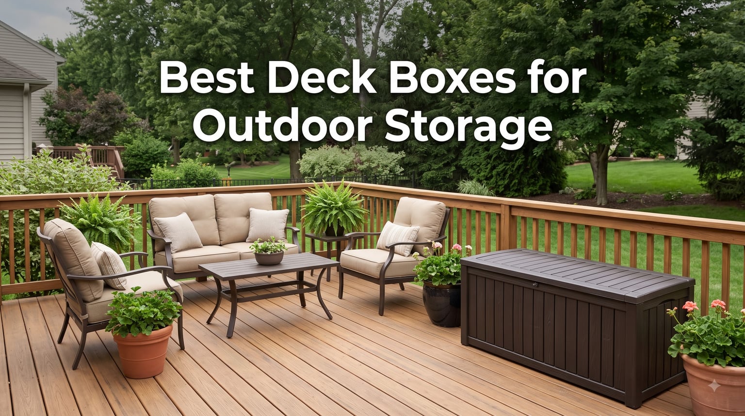 Best Deck Boxes for Outdoor Storage