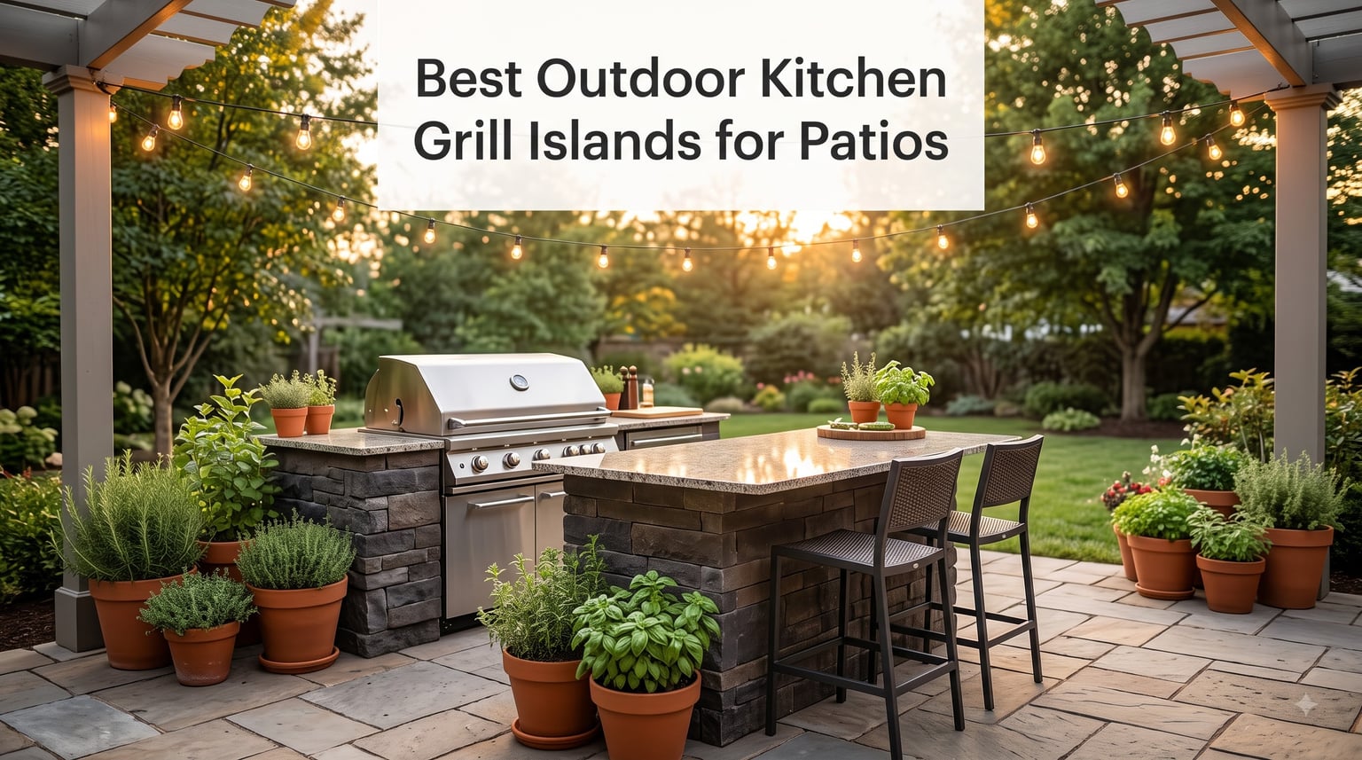 Best Outdoor Kitchen Grill Islands for Patios