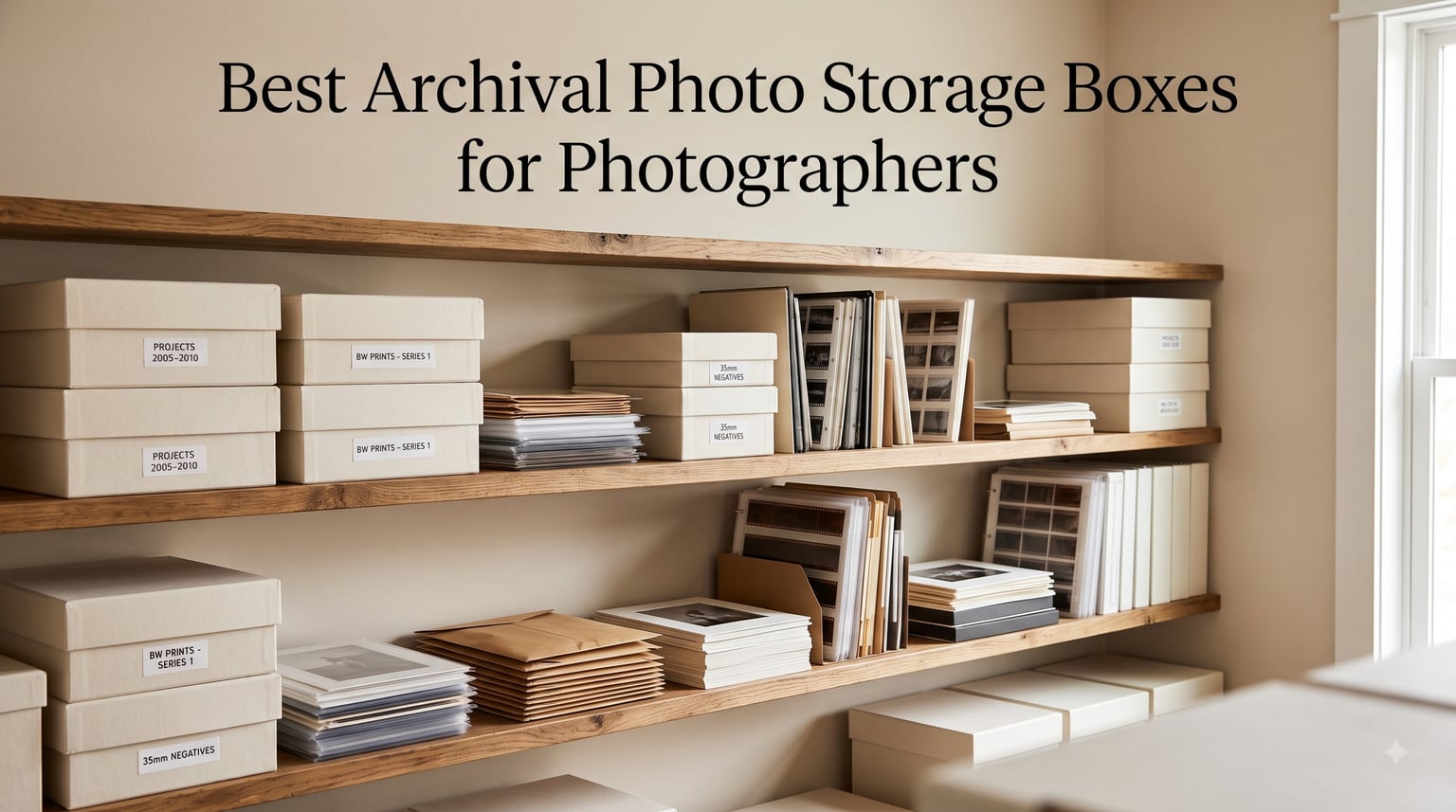 Best Archival Photo Storage Boxes for Photographers