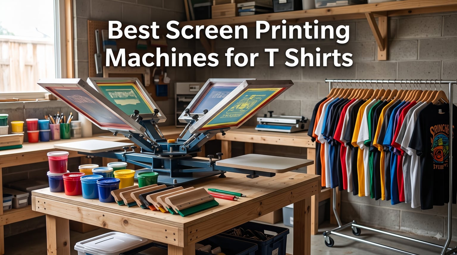 Best Screen Printing Machines for T Shirts