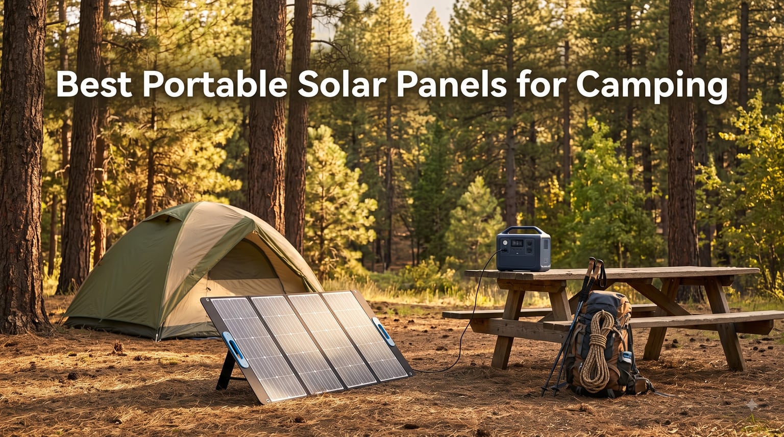 Best Portable Solar Panels for Camping