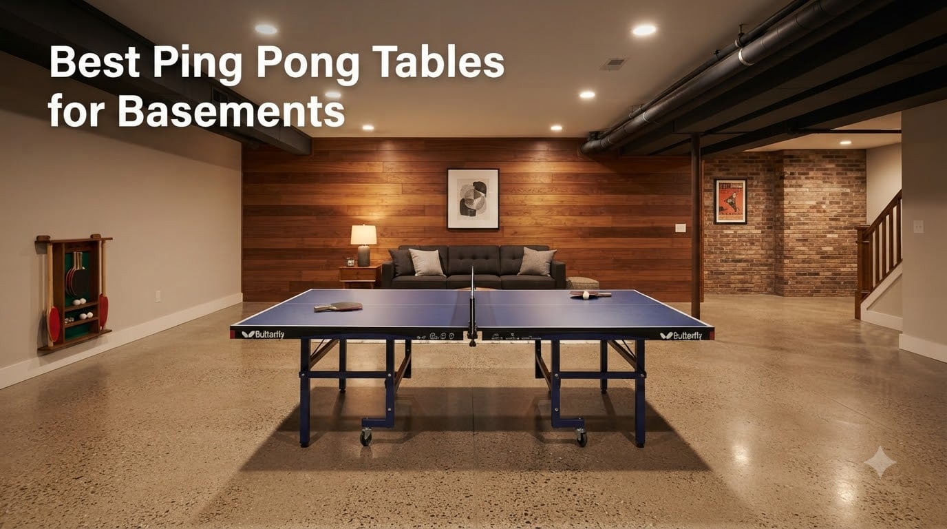 Best Ping Pong Tables for Basements