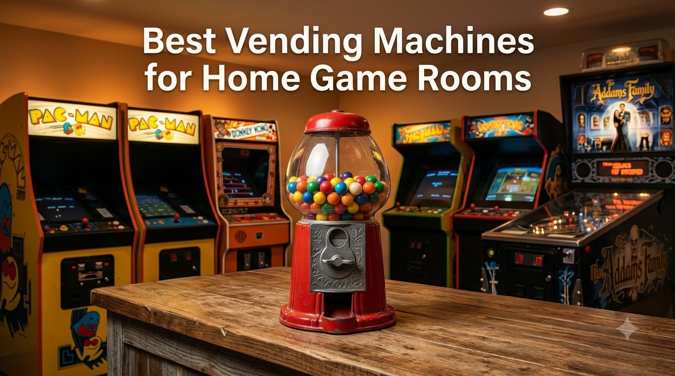 Best Vending Machines for Home Game Rooms