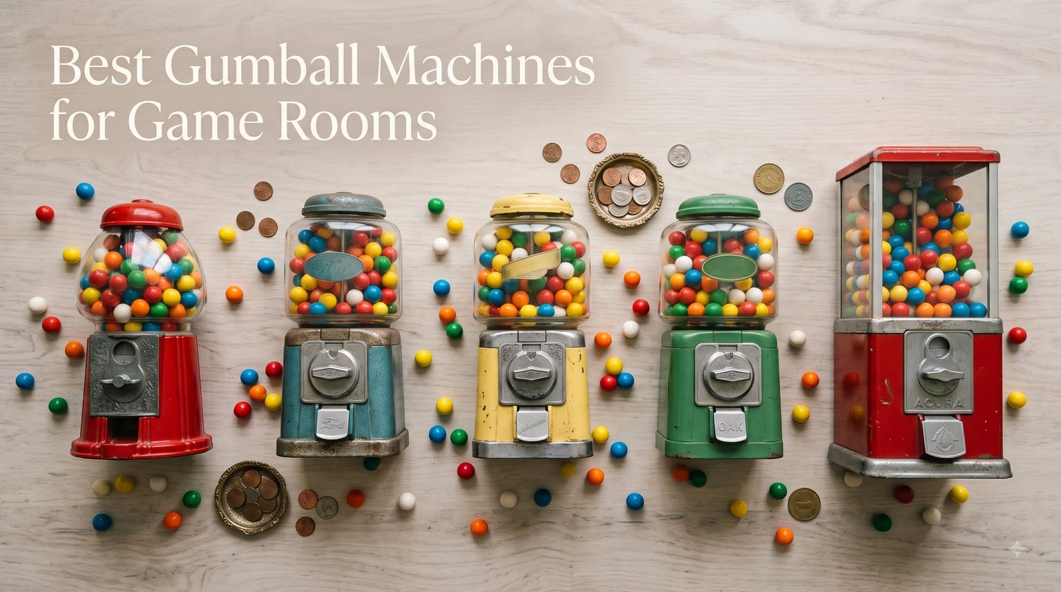 Best Gumball Machines for Game Rooms