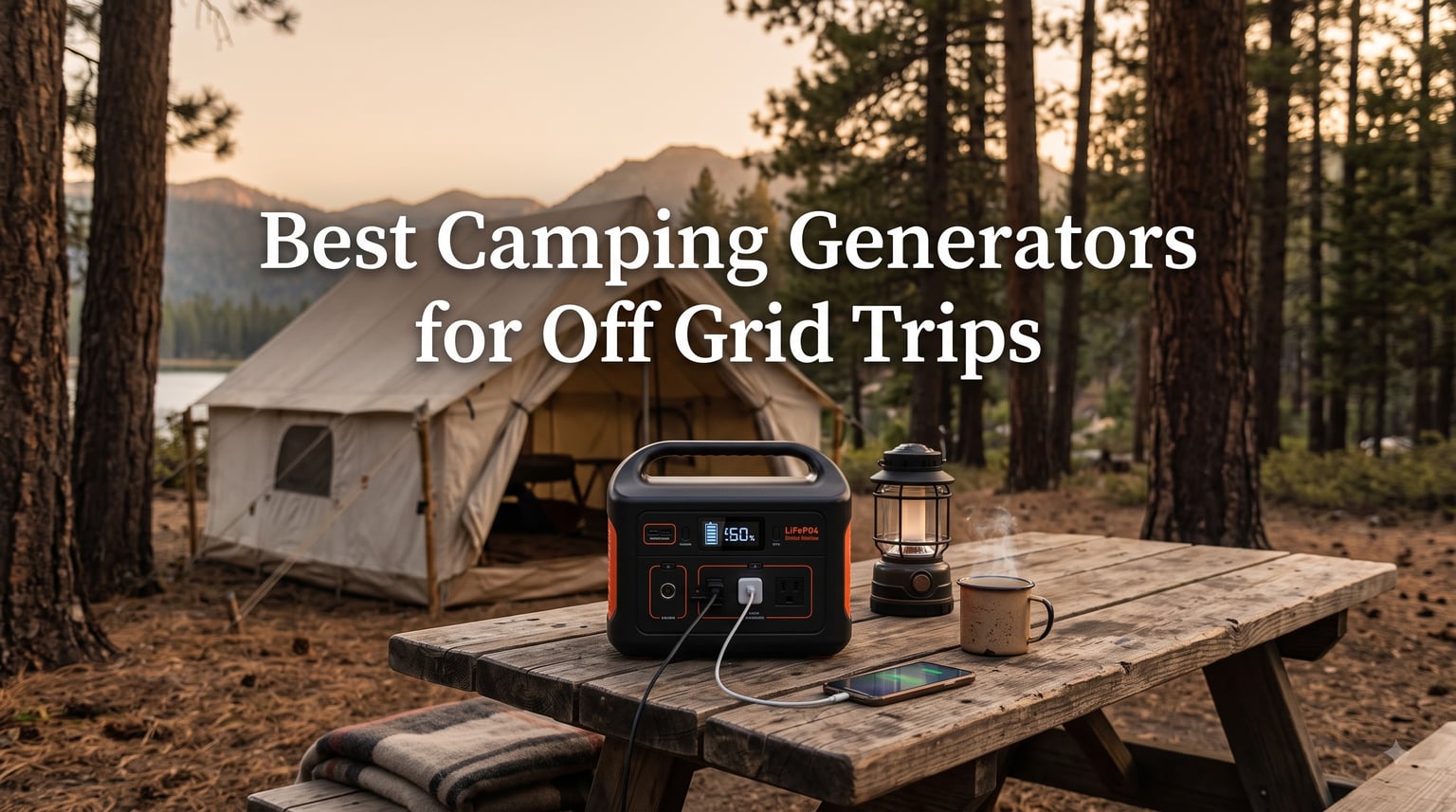 Best Camping Generators for Off Grid Trips