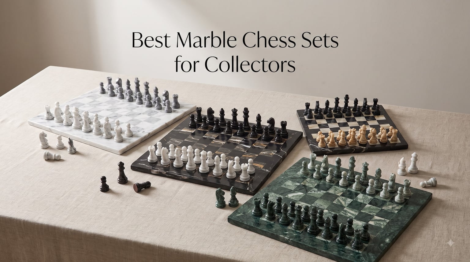 Best Marble Chess Sets for Collectors