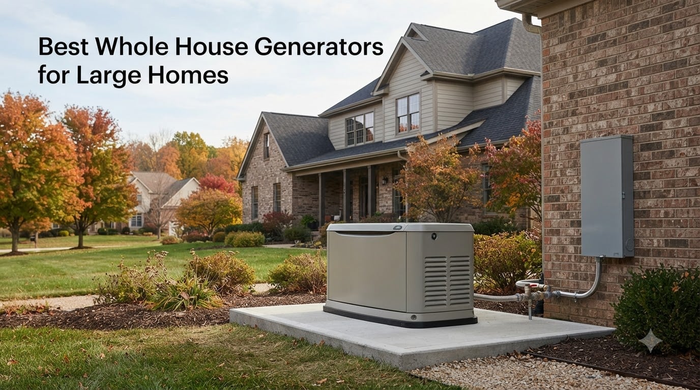 Best Whole House Generators for Large Homes