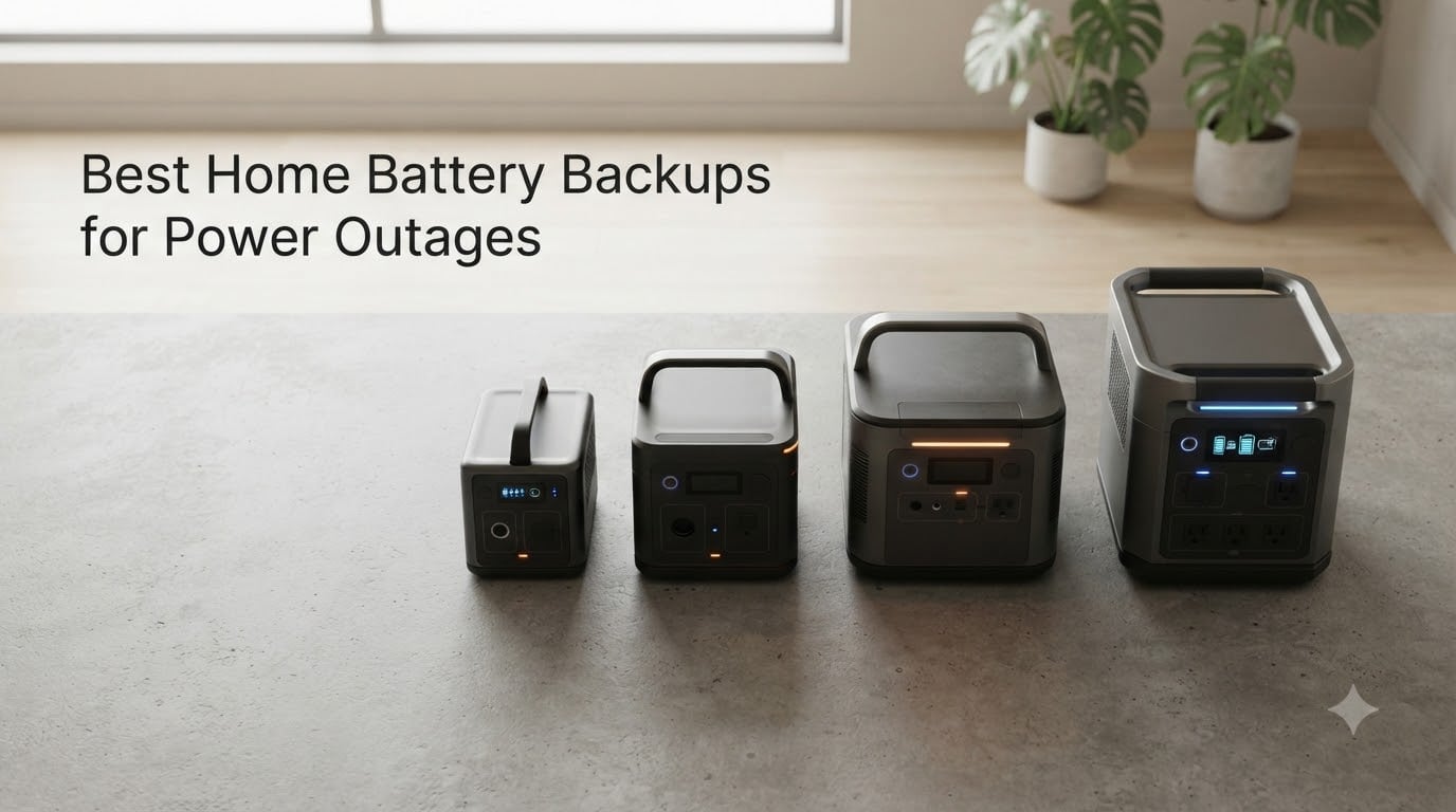 Best Home Battery Backups for Power Outages