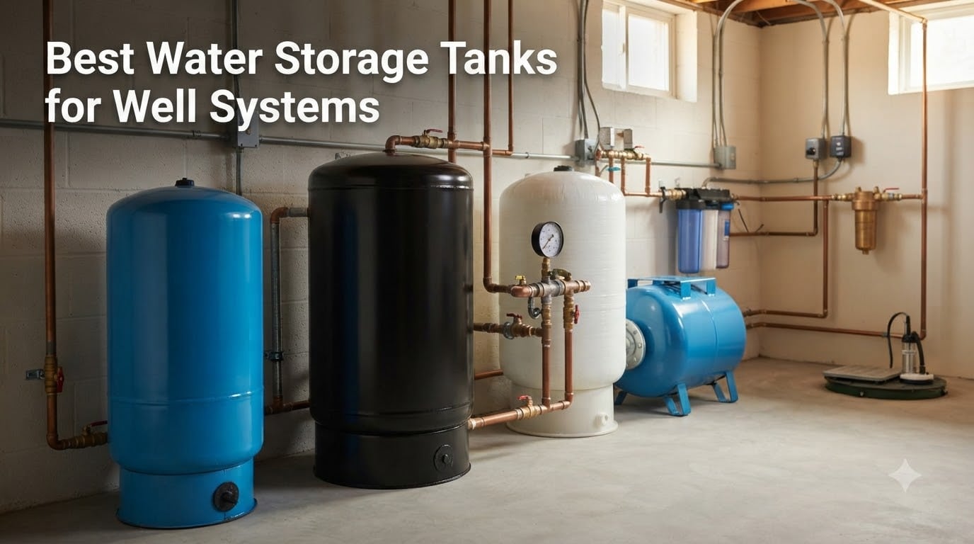 Best Water Storage Tanks for Well Systems