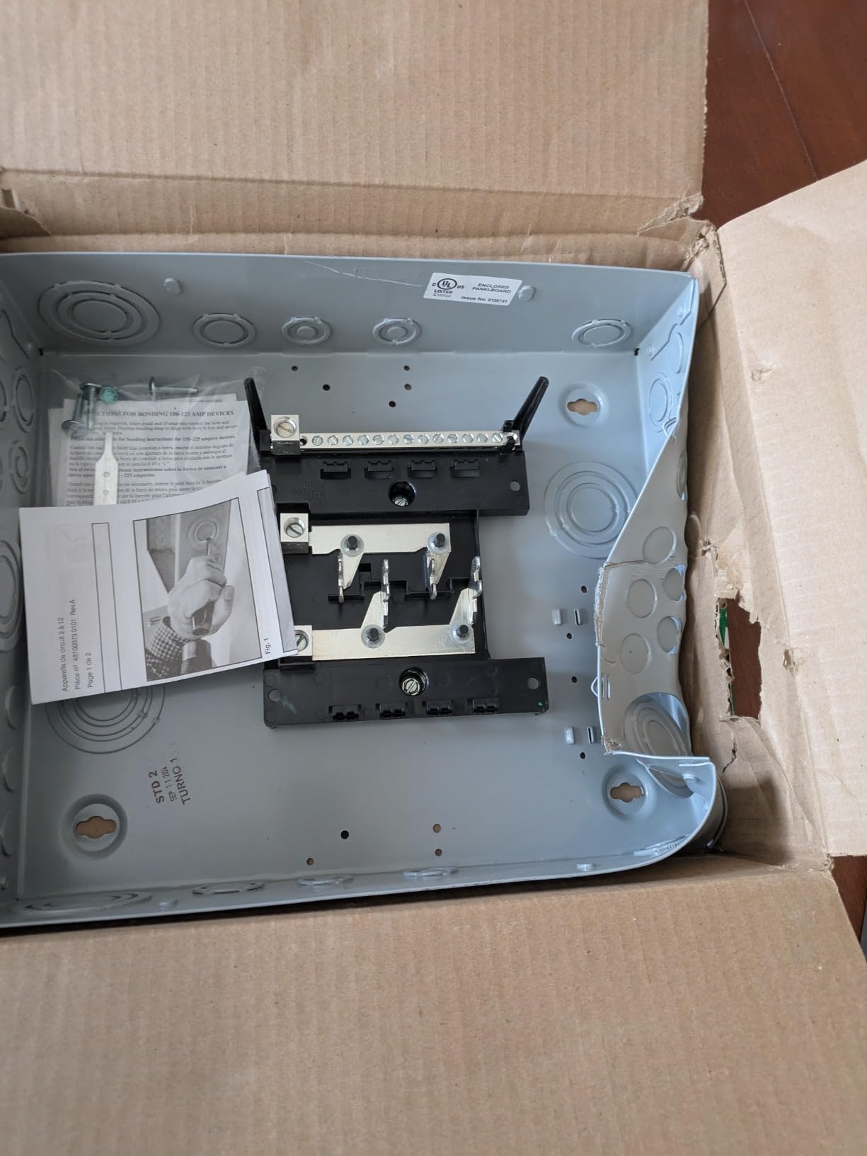 Siemens E0816ML1125S EQ 125 Amp, 8-Space, 16-Circuit, Indoor Main Lug Surface Mount Load Center customer photo 1