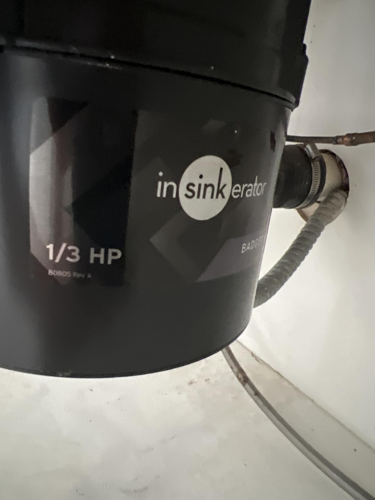 InSinkErator Badger 1 Garbage Disposal, Badger Series 1/3 HP Continuous Feed Food Waste Disposer customer photo 1