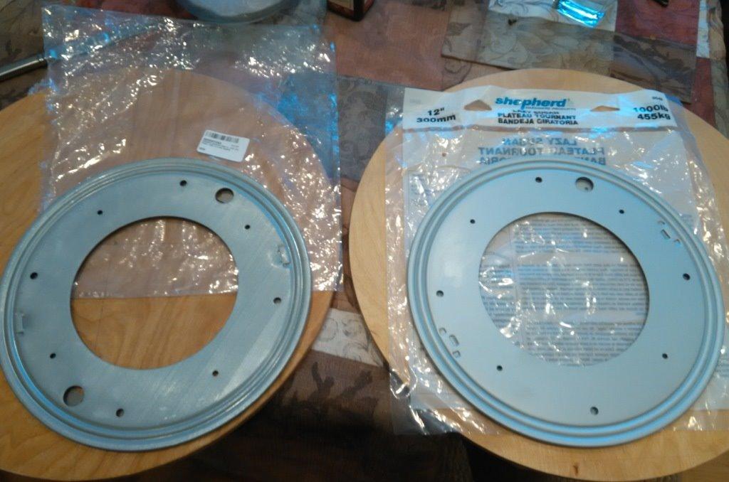 Shepherd Hardware 9549 12-Inch Lazy Susan, 1000-Lb Load Capacity, Metal customer photo 2