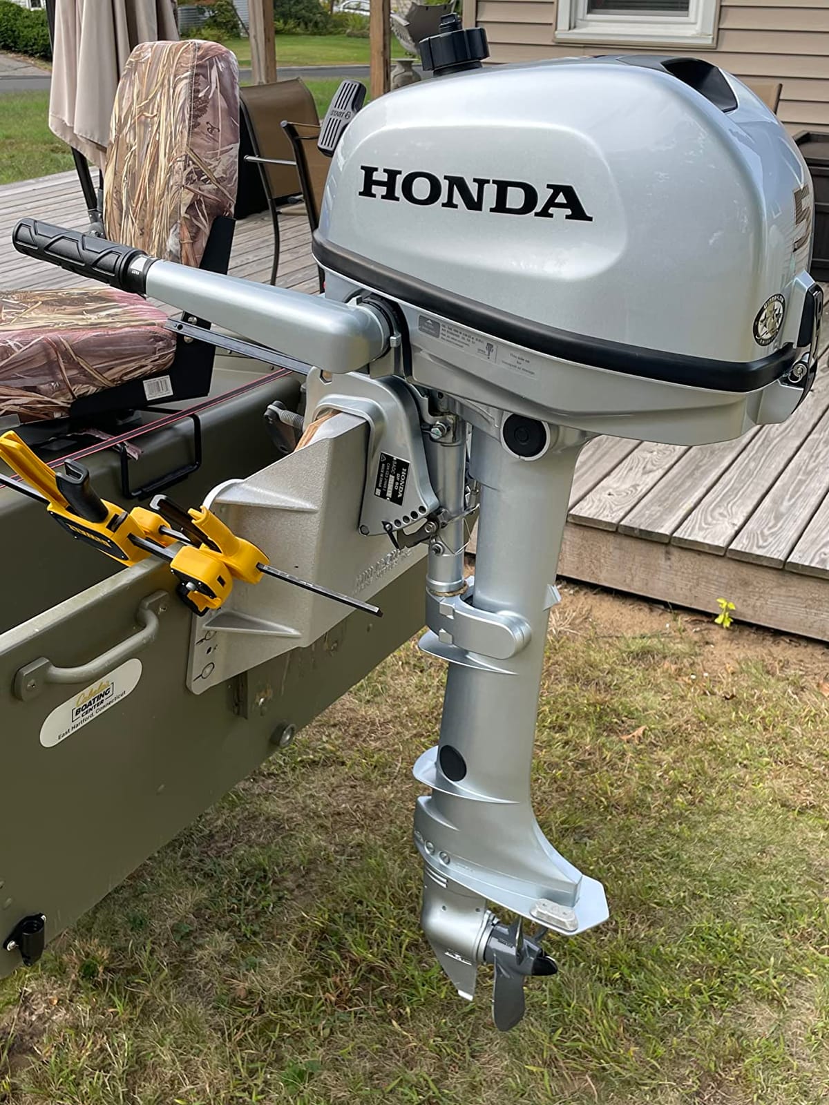 T-H Marine Mini Jacker Small Outboard Jack Plate – Cast Aluminum Clamp-On Motor Bracket for Up to 35 HP or 150 lb – 4 in Setback and 3 in Vertical Offset for Short Transom Boats customer photo 2